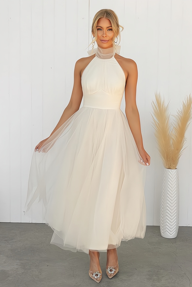 Moderne Abendkleid für Frauen - Trendy Stil