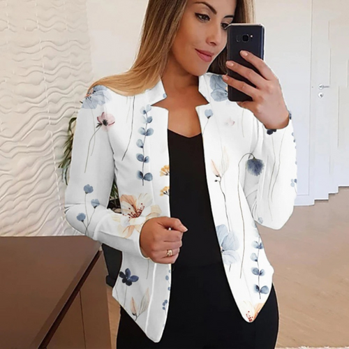 Heidi-Mode | Ehrfurcht Tinte und Wasch Gemälde Damen Blazer