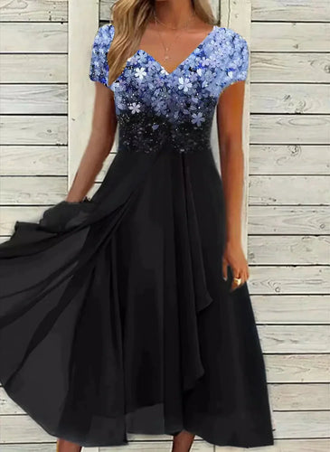 Chiffon Damenkleid