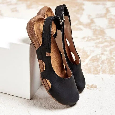 Heidi-Mode | Damen Slingback Komfort Sandalen