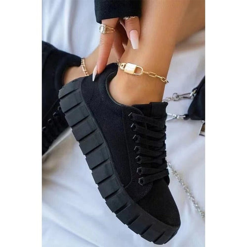Heidi-Mode | Stylische Damen Turnschuhe mit Modischer Sohle