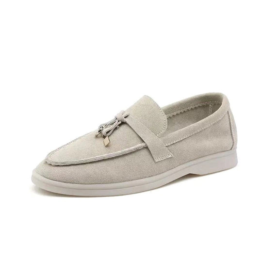 Heidi-Mode Loafers Damen-Loafer mit Schloss-Detail