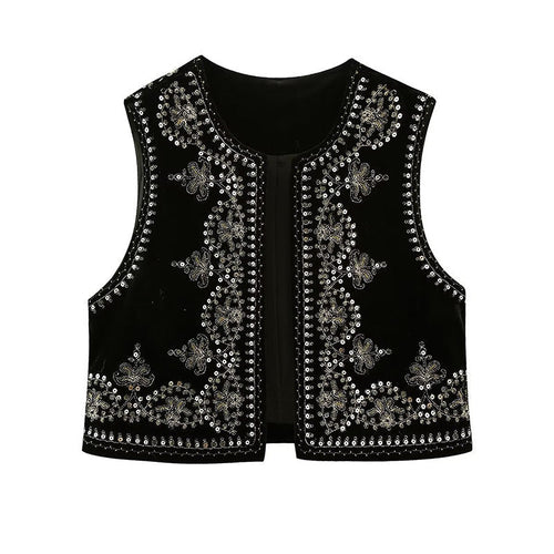 Heidi-Mode | Elegante Bestickte Weste