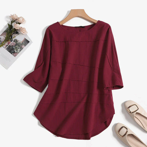 Heidi-Mode | Bequeme, Locker Sitzende Bluse