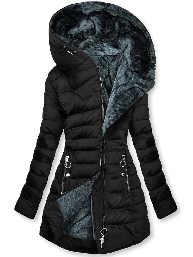 Luxe Bequeme Winterjacke Für Frauen