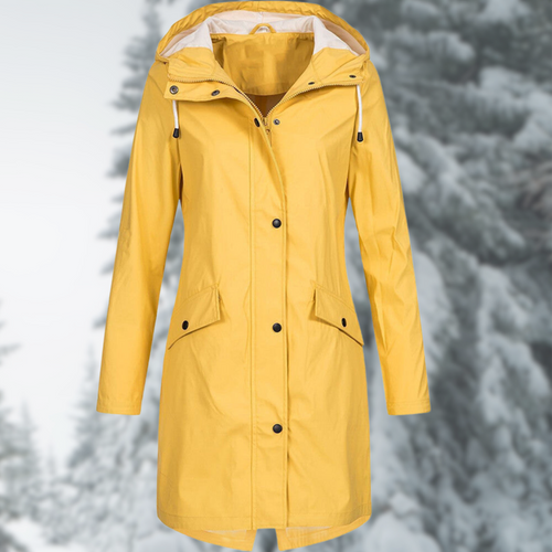 Heidi-Mode | Moderne, Lange Regenjacke mit Wasserabweisenden Eigenschaften