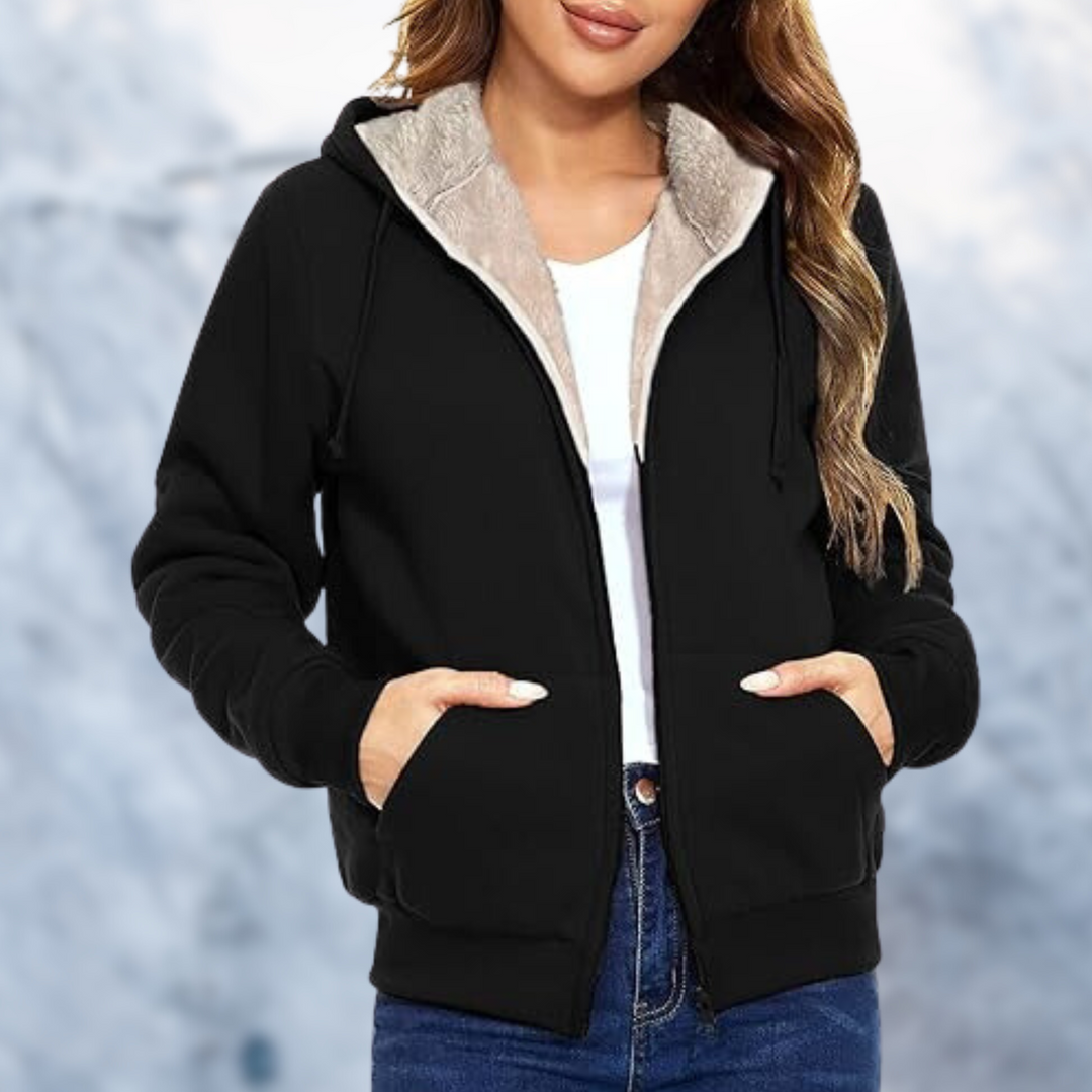 Heidi-Mode | Kapuzenjacke aus Lammwolle