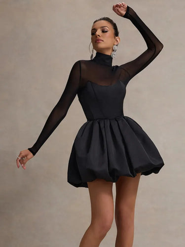 Heidi-Mode | Mesh Ballonkleid