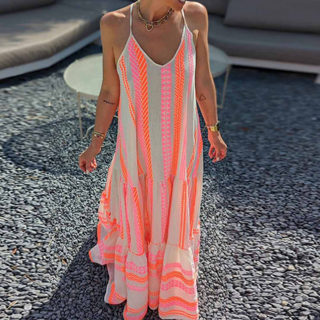 Heidi-Mode | Sommerkleid - Nachhaltiges Material - Trendiger Stil - Vielseitig und Pflegeleicht