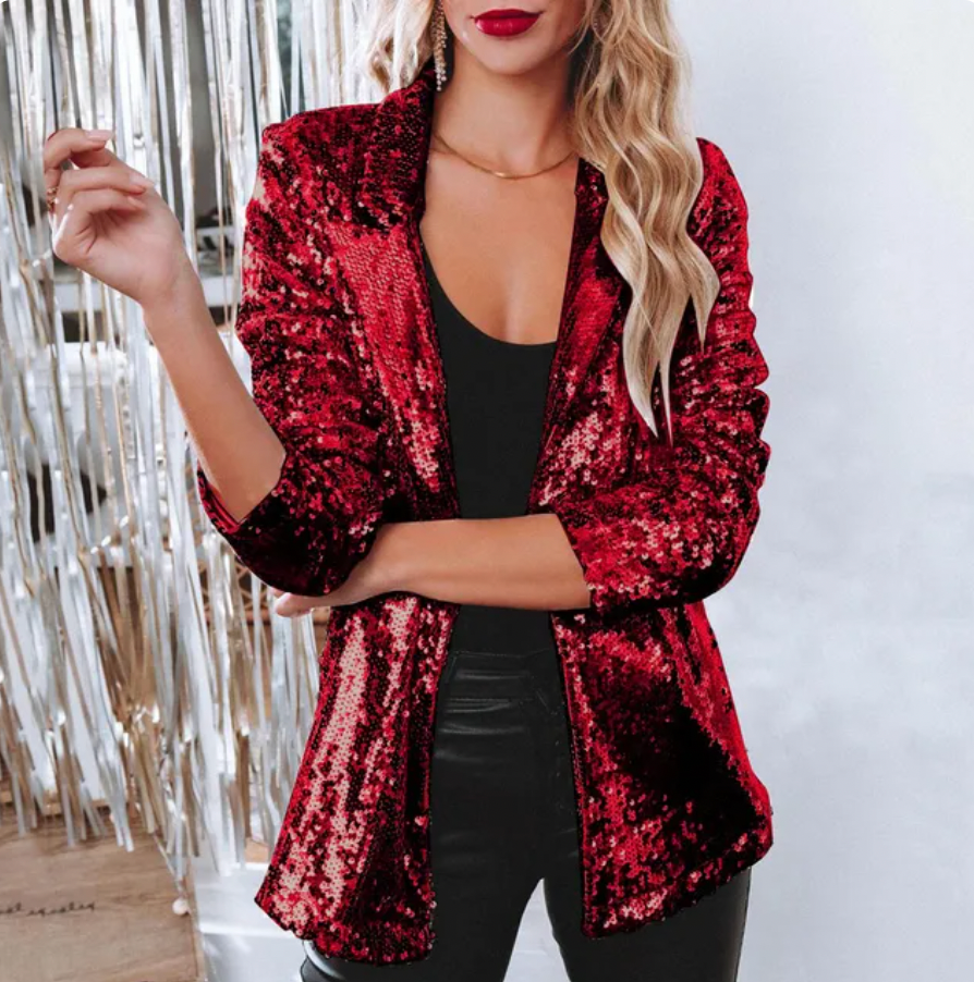 Heidi-Mode | Glamouröse Pailletten Blazer