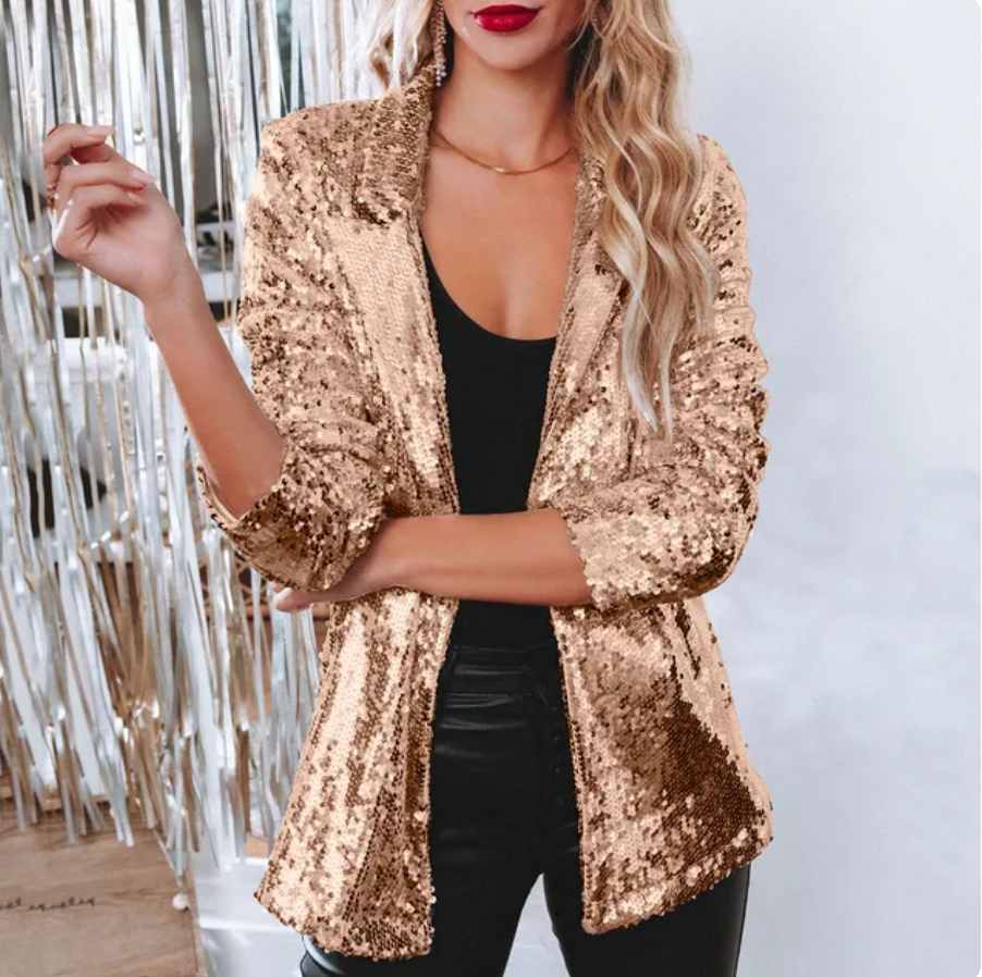 Heidi-Mode | Glamouröse Pailletten Blazer