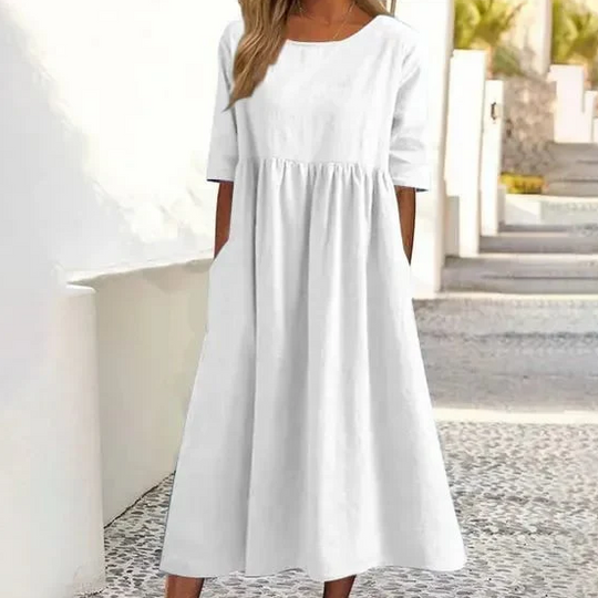 Lässiges lockeres Sommerkleid