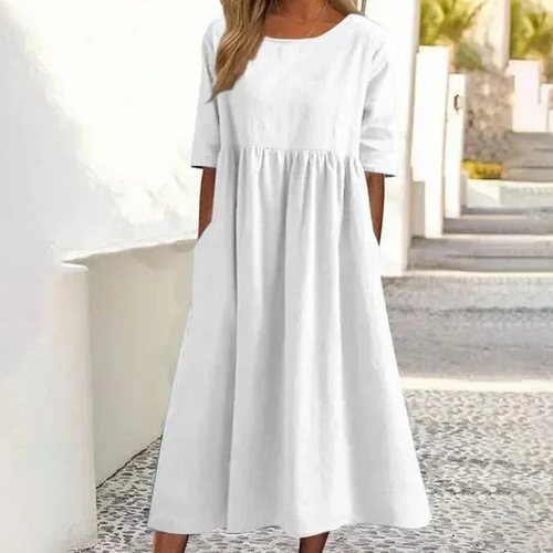 Lässiges lockeres Sommerkleid