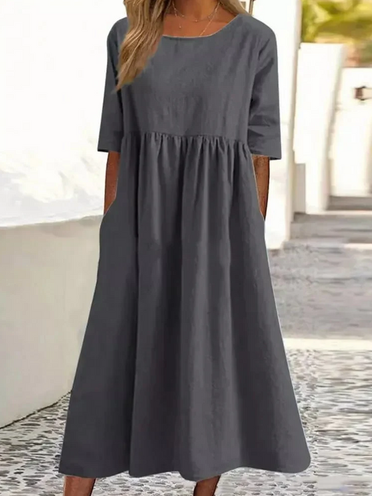 Lässiges lockeres Sommerkleid