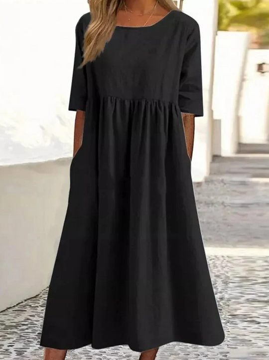 Lässiges lockeres Sommerkleid