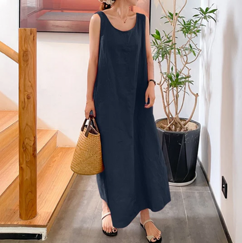 Stilvolle Ärmellose Kleid