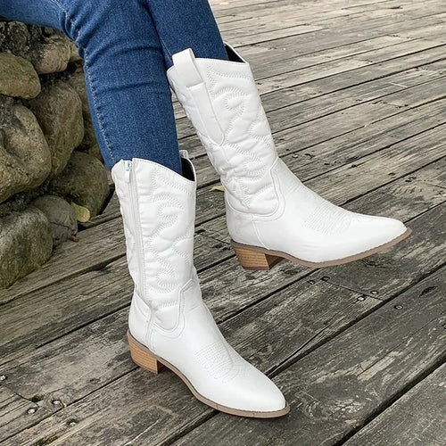 Heidi-Mode | Retro Cowboy Stiefel