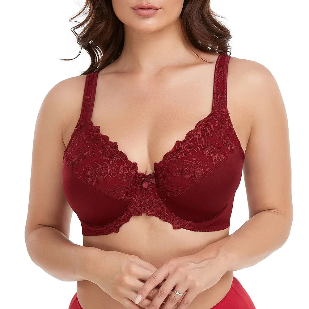 Heidi-Mode | Bralette mit Bügeln und Spitze Große Schalen