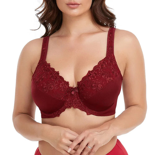 Heidi-Mode | Bralette mit Bügeln und Spitze Große Schalen
