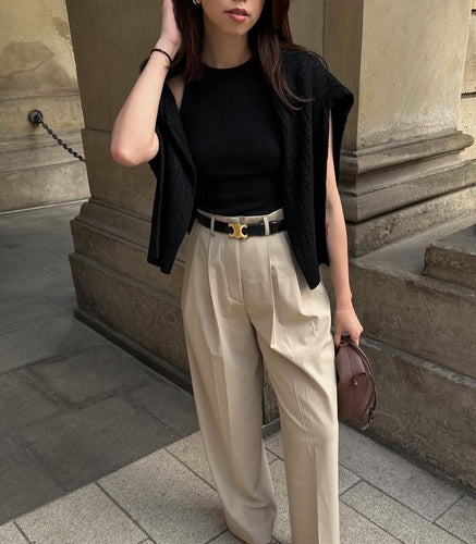 Heidi-Mode | Eleganter Damen Gürtel mit Goldener Schnalle