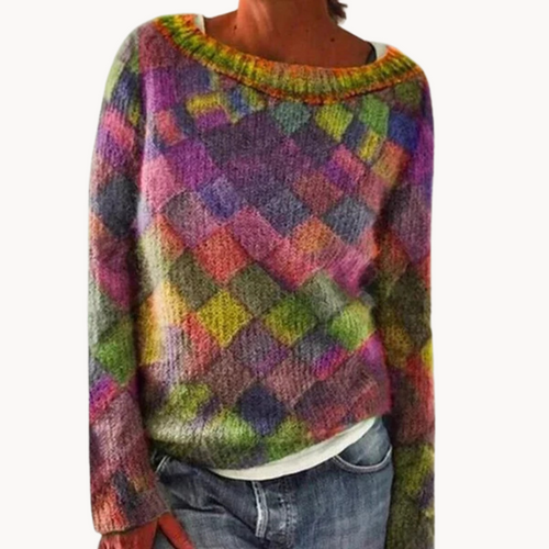 Heidi-Mode | Buntes Trendiges Design Damenpullover
