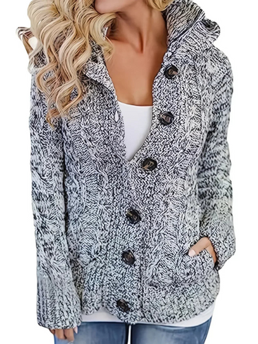Heidi-Mode | Strick Hoodie Jacke
