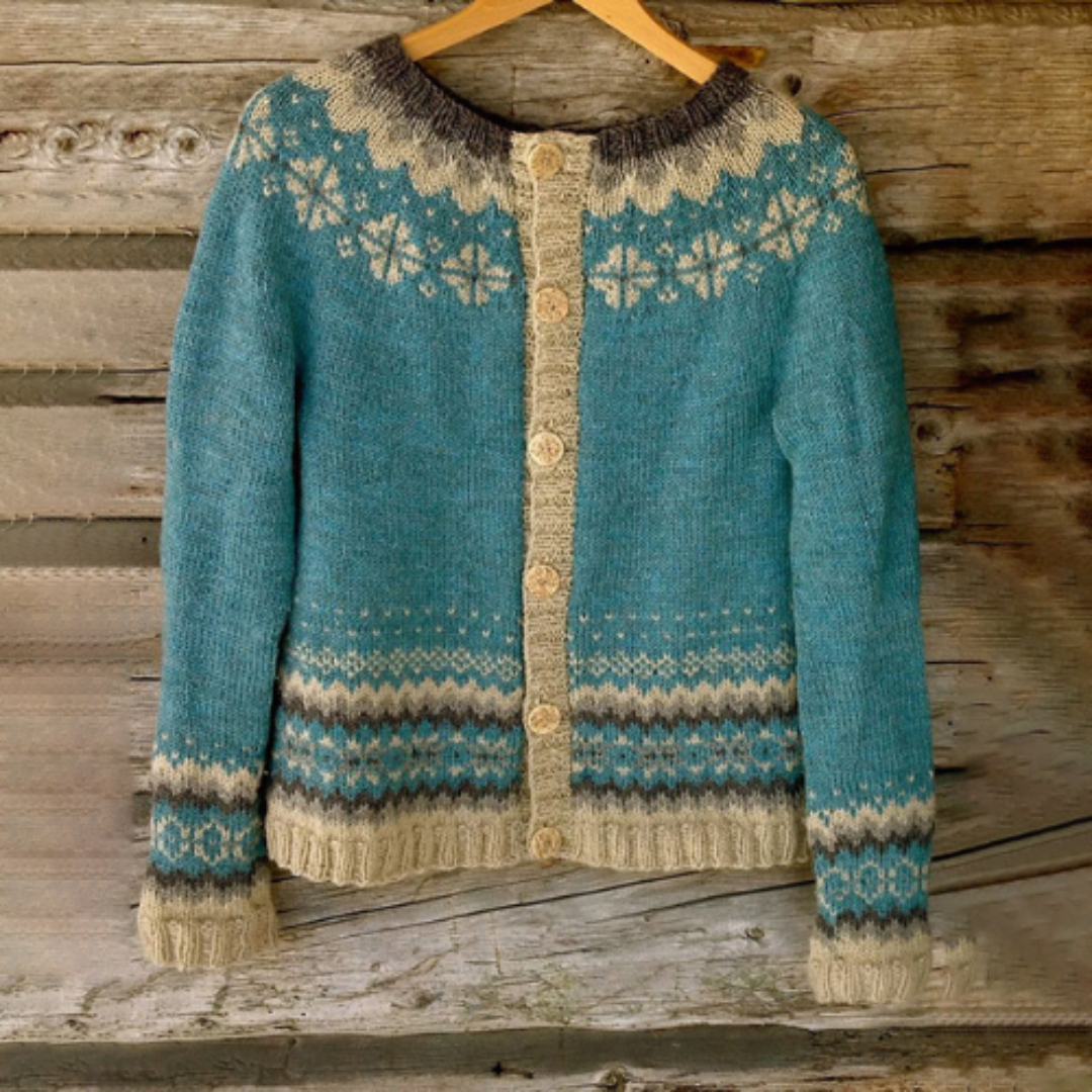 Heidi-Mode | Damencardigan mit Knöpfen
