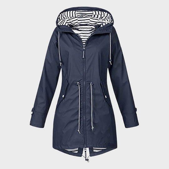 lange Regenjacke für Damen