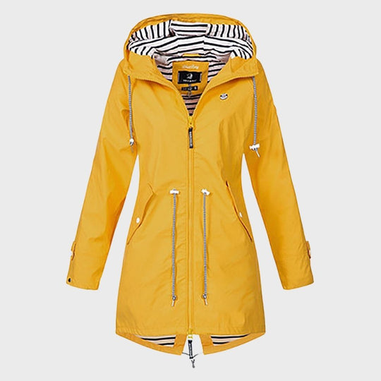 lange Regenjacke für Damen