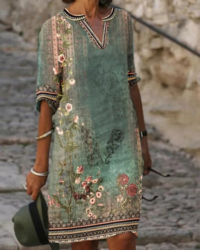 Heidi-Mode | Mini Kleider Retro mit Floral Print
