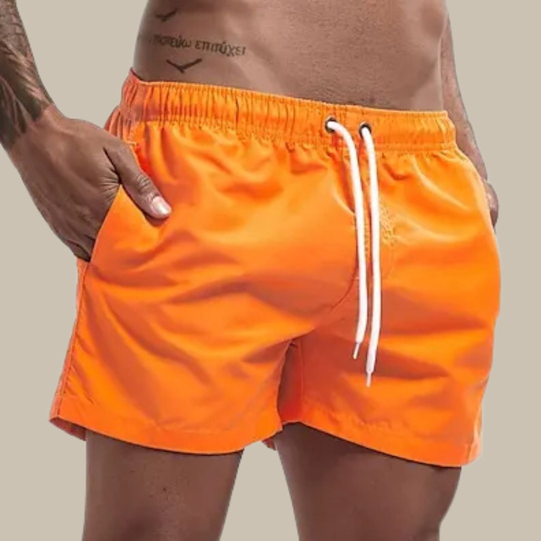 Heidi-Mode | Herren Schwimmshorts Schnelltrocknend und Basic