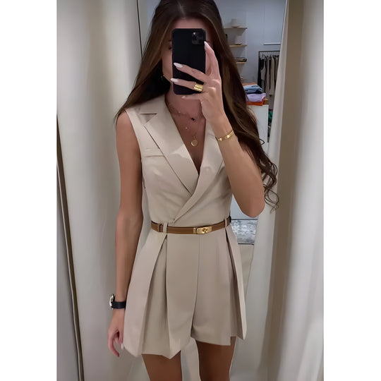 Heidi-Mode | Schickes Kurz-Jumpsuit Für Stilvolle Frauen