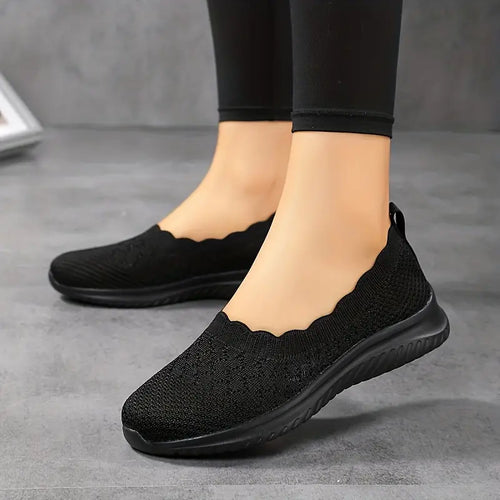 Heidi-Mode | Atmungsaktive, Schwebende, Gewebte Flache Schuhe
