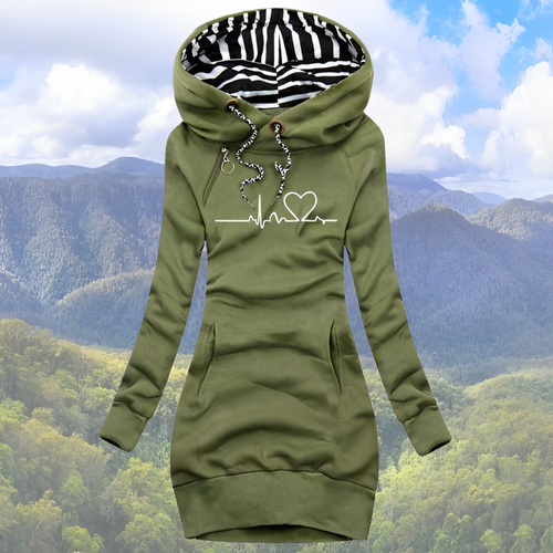 Heidi-Mode | Heartbeat Kapuzenpullover