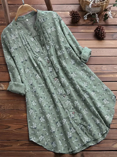 Heidi-Bluse | Bluse mit Blumendruck für den Sommer