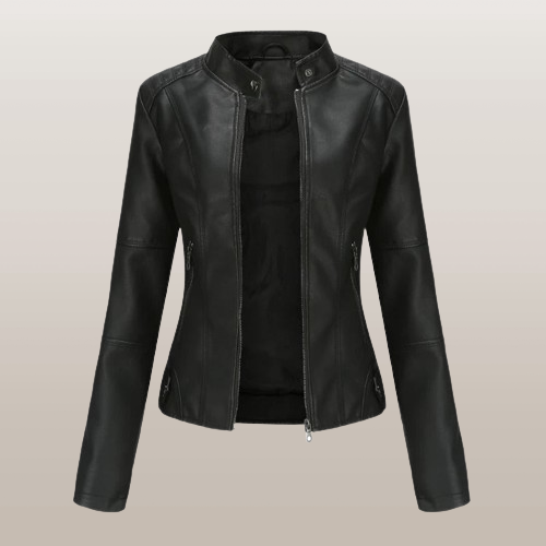 Elegante jacke mit Reißverschluss für Damen