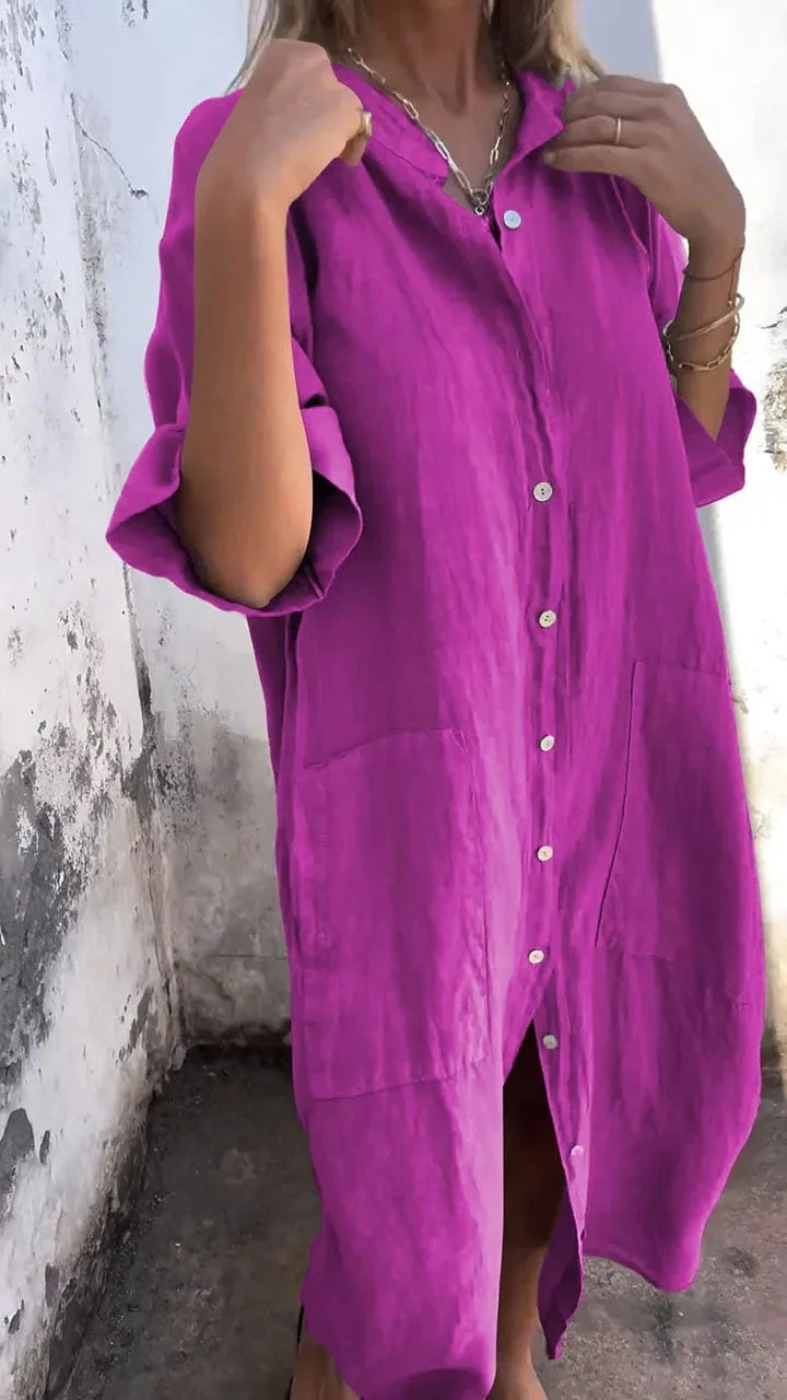 Leichtes Windel-Hemdblusenkleid