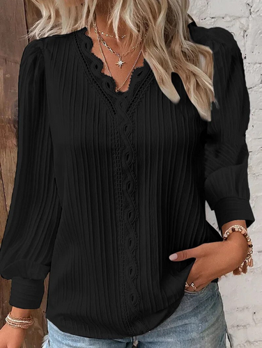 Heidi-Mode | Festliche Oberteile Damen Langarm Top