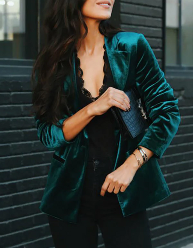 Heidi-Mode | Damen Kurz Blazer Schwarz