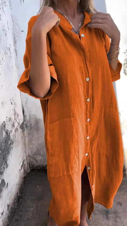 Leichtes Windel-Hemdblusenkleid