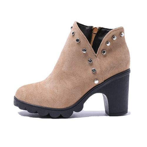 Heidi-Mode | Blockabsatz Stiefeletten