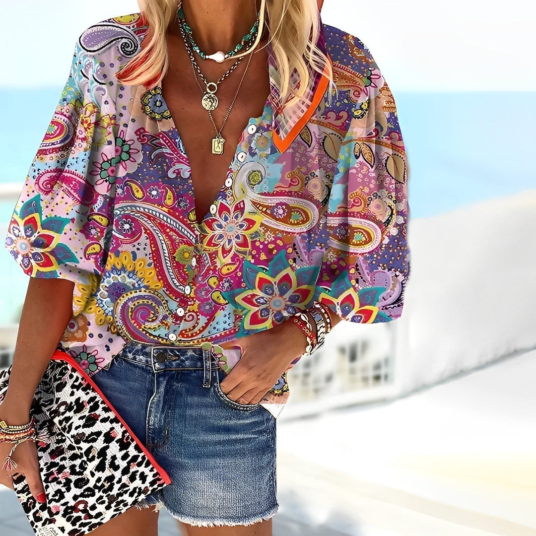 Heidi-Mode | Mandala-Print-Shirt