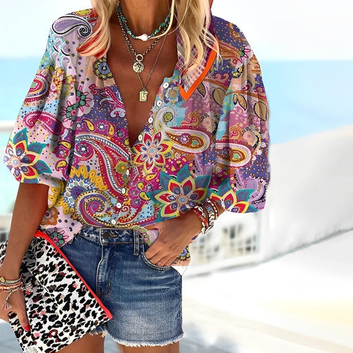 Heidi-Mode | Mandala-Print-Shirt
