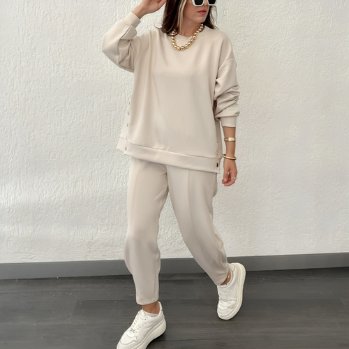 Heidi-Mode | Retro Oversize Trainings- & Trainingsanzug für Frauen