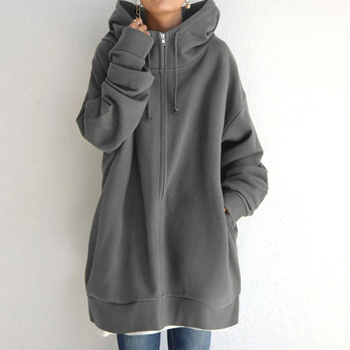 Heidi-Mode | Bequemer Oversize-Winterhoodie Cassandra