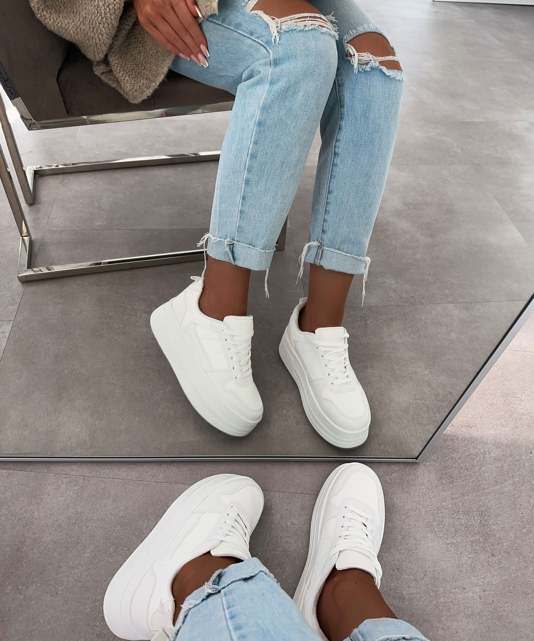 Sneaker Georgia Weiß