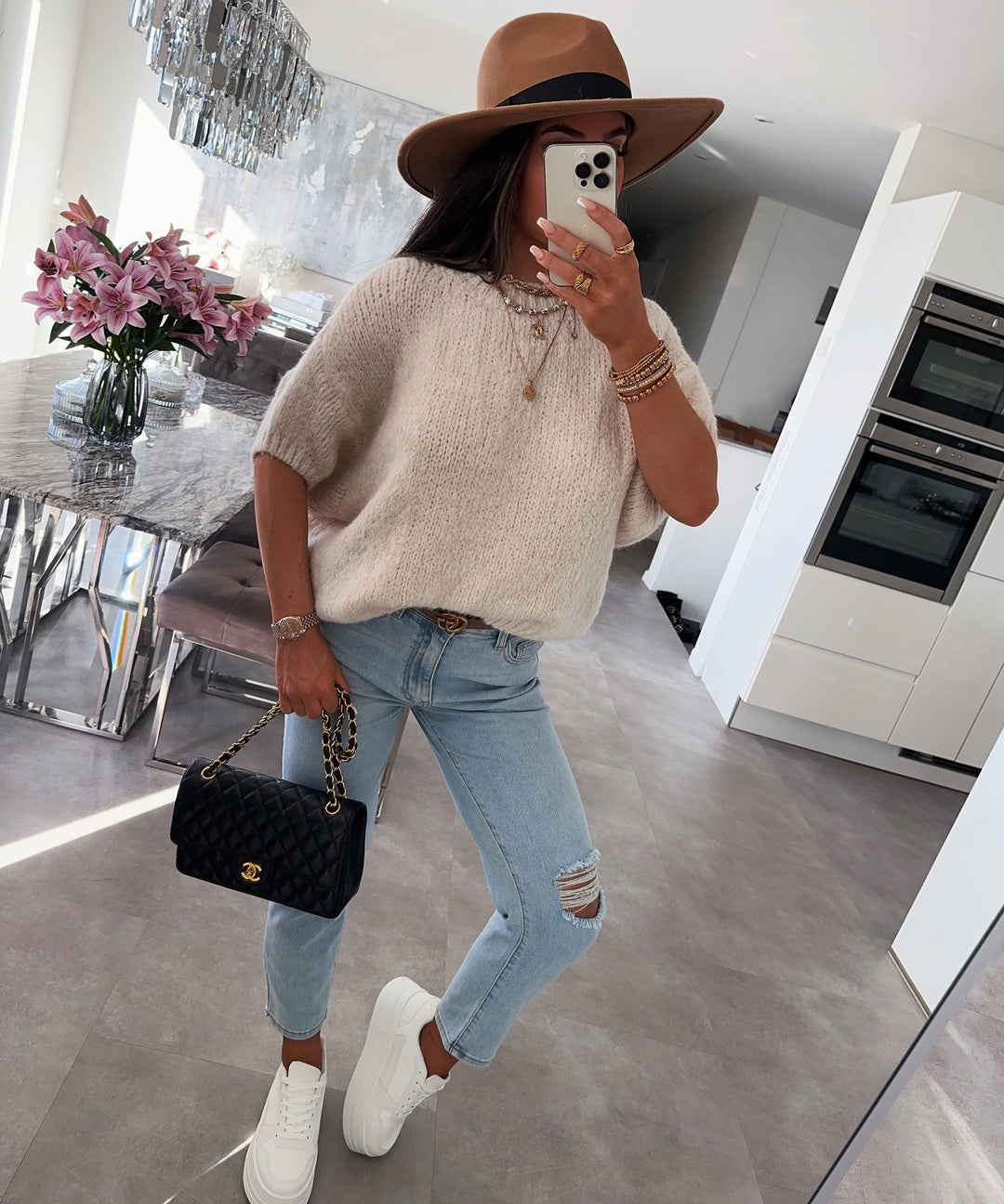 Sneaker Georgia Weiß