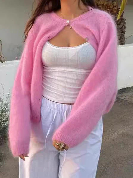 Heidi-Mode | Mohair Strickjacke