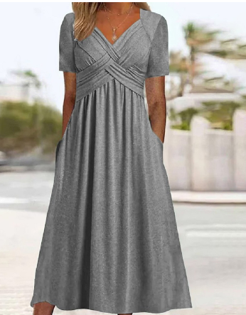 Heidi-Mode | Lavine Einzeldress mit V-Ausschnitt