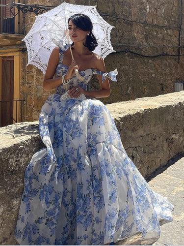 Heidi-Mode | Damenmode Ein Schulter Pailletten Lange Schwanz Abendkleid